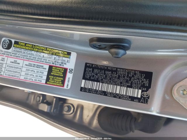 2T1BURHE8EC027526 Toyota Corolla Le Plus