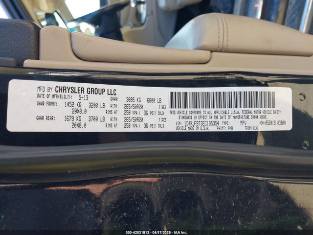 1C4RJFBT3EC195354 Jeep Grand Cherokee Limited