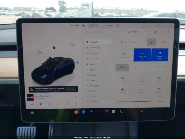 7SAYGDEF1NF538544 Tesla Model Y Performance Dual Motor All-wheel Drive