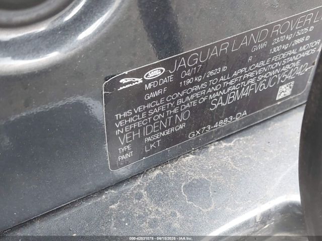 2018 JAGUAR XF SAJBM4FV6JCY54242 Photo 8