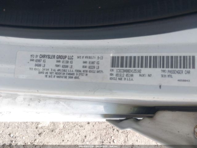 2014 CHRYSLER 200 1C3CCBAB8EN125102 Photo 8