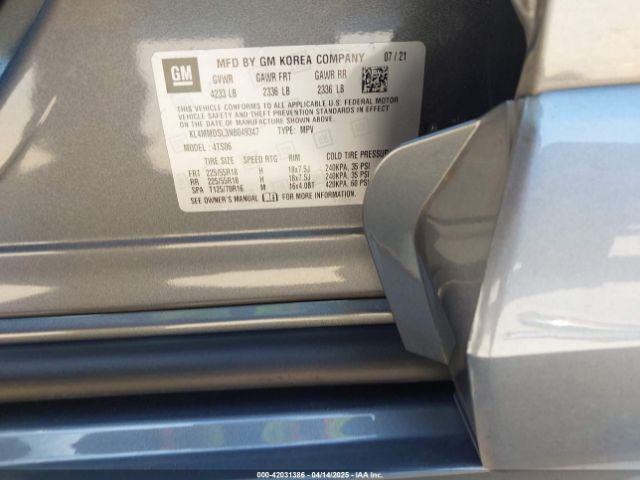 2022 BUICK ENCORE GX KL4MMDSL3NB049347 Photo 8