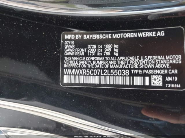 2020 MINI HARDTOP WMWXR5C07L2L55038 Photo 8