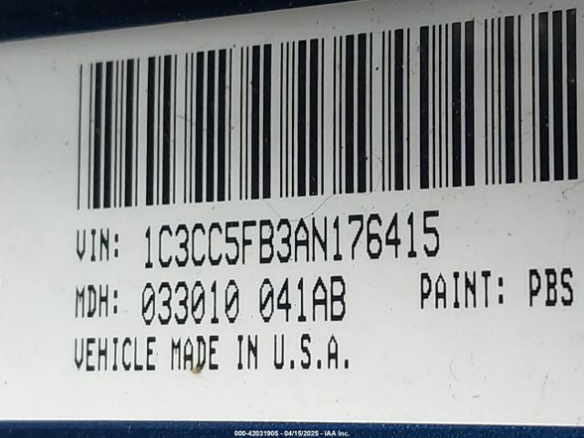 2010 CHRYSLER SEBRING 1C3CC5FB3AN176415 Photo 8