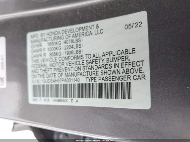 2023 ACURA INTEGRA 19UDE4H67PA001140 Photo 8