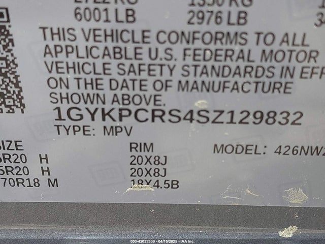 2025 CADILLAC XT6 1GYKPCRS4SZ129832 Photo 8