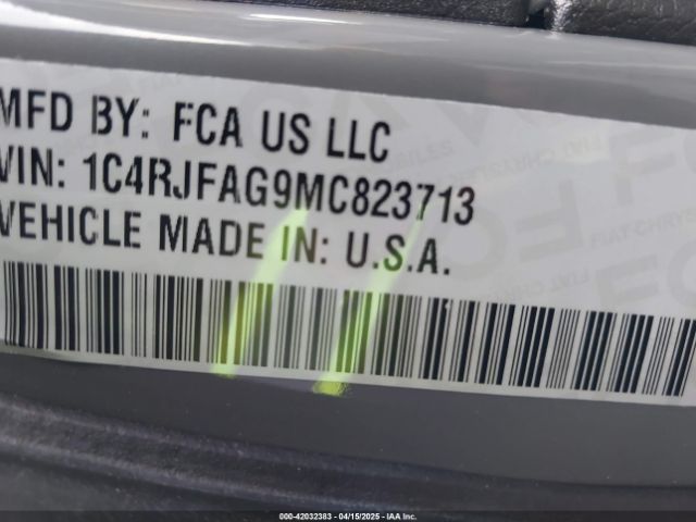 2021 JEEP GRAND CHEROKEE 1C4RJFAG9MC823713 Photo 8