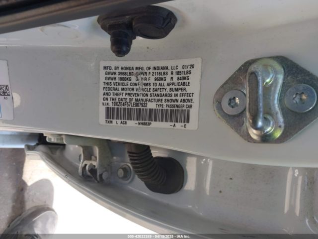 19XZE4F57LE007932 Honda INSIGHT EX