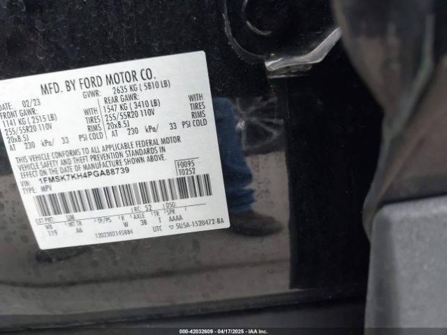 1FMSK7KH4PGA88739 Ford Explorer St-line