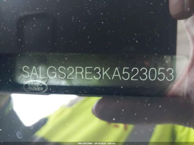 2019 LAND ROVER RANGE ROVER SALGS2RE3KA523053 Photo 8