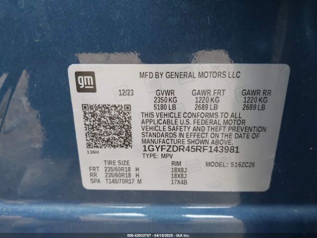 2024 CADILLAC XT4 1GYFZDR45RF143981 Photo 8