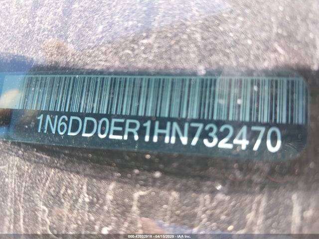 1N6DD0ER1HN732470 Nissan Frontier Sl