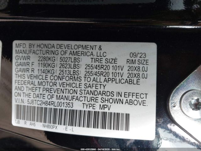 2024 ACURA RDX 5J8TC2H84RL001353 Photo 8