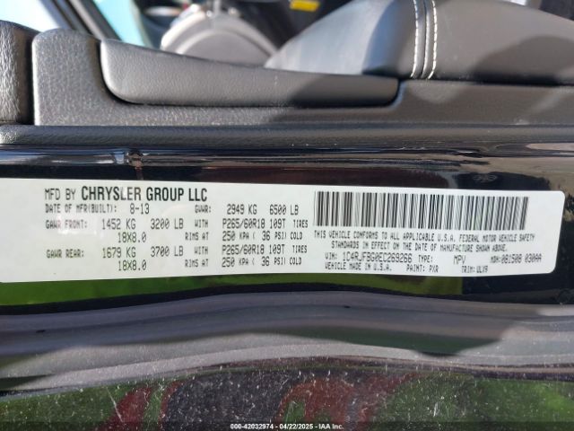 1C4RJFBG0EC269266 Jeep Grand Cherokee Limited