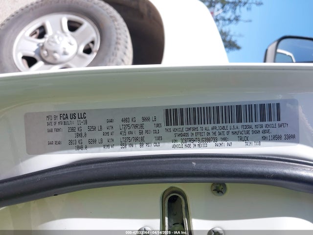 3C6TR5HT9JG398733 RAM 2500