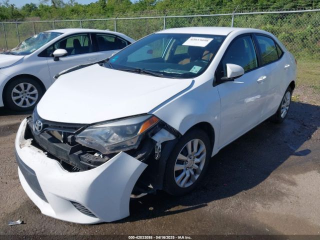2T1BURHE2EC215572 Toyota COROLLA LE