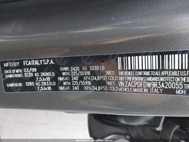 Dodge 2024 2024 ZACPDFDW9R3A20055 Image 9