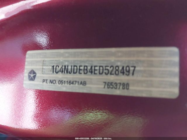 1C4NJDEB4ED528497 Jeep Compass Latitude