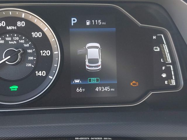 KMHC65LCXLU242673 Hyundai Ioniq Hybrid Blue