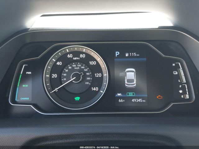 KMHC65LCXLU242673 Hyundai Ioniq Hybrid Blue