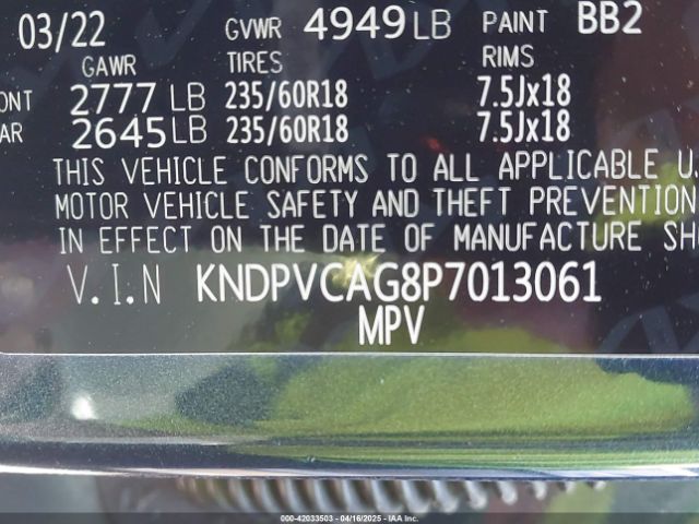 2023 KIA SPORTAGE HYBRID KNDPVCAG8P7013061 Photo 8
