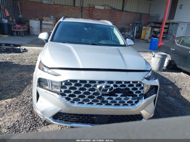 KM8S2DA19NU042485 Hyundai Santa Fe Hybrid Blue