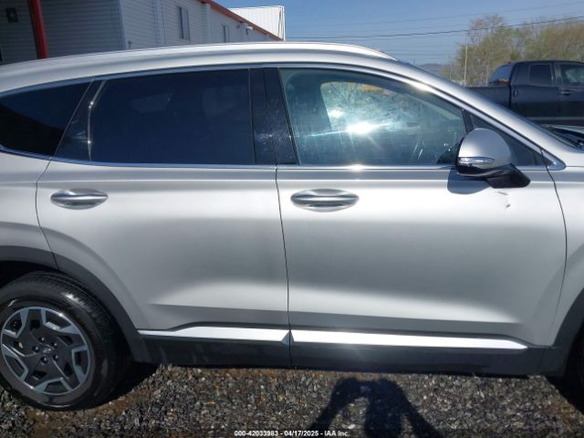 KM8S2DA19NU042485 Hyundai Santa Fe Hybrid Blue