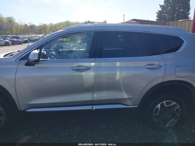 KM8S2DA19NU042485 Hyundai Santa Fe Hybrid Blue