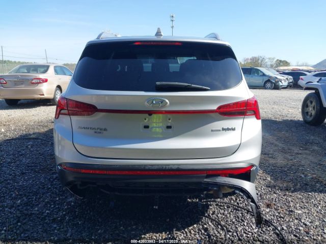 KM8S2DA19NU042485 Hyundai Santa Fe Hybrid Blue