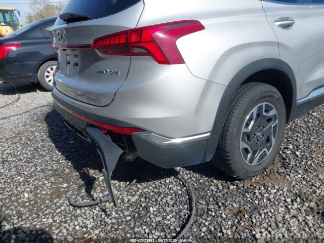 KM8S2DA19NU042485 Hyundai Santa Fe Hybrid Blue