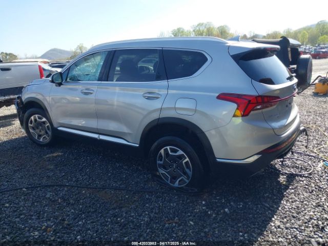 KM8S2DA19NU042485 Hyundai Santa Fe Hybrid Blue