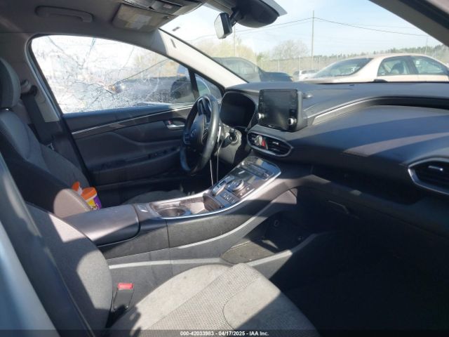 KM8S2DA19NU042485 Hyundai Santa Fe Hybrid Blue