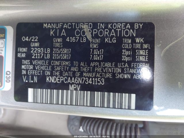 2022 KIA SELTOS KNDEPCAA6N7341153 Photo 8