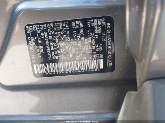 2023 NISSAN ROGUE JN8BT3BB2PW357756 Photo 8