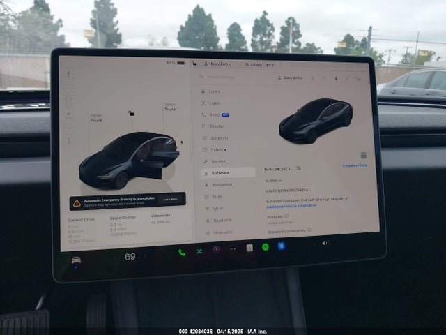 5YJ3E1EA2RF784394 Tesla MODEL 3