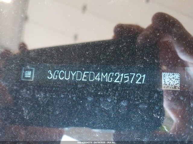 3GCUYDED4MG215721 Chevrolet Silverado 1500 4wd  Short Bed Lt