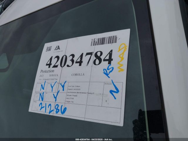 JTDB4MEE3PJ007764 Toyota COROLLA LE