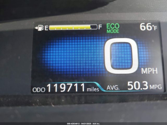 JTDKBRFUXJ3066430 Toyota Prius Two