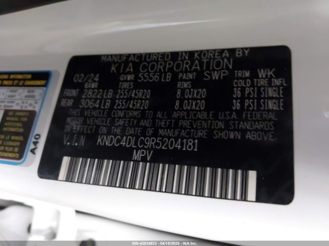 KNDC4DLC9R5204181 KIA Ev6 Gt-line