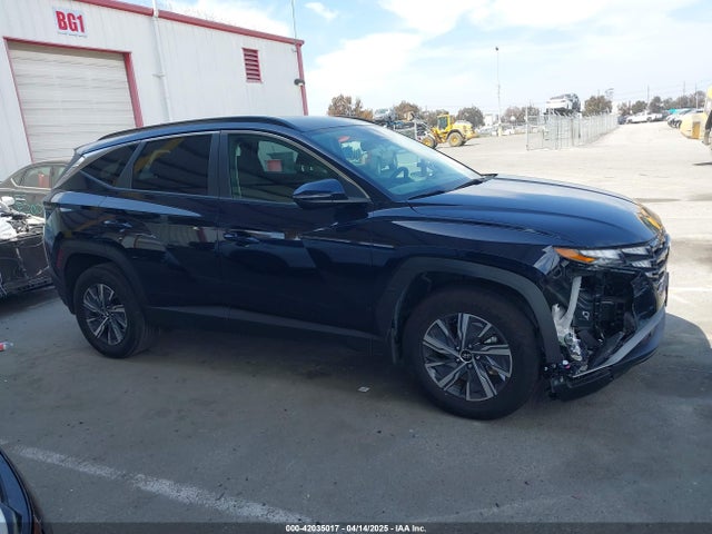 KM8JBCA16PU118186 Hyundai Tucson Hybrid Blue