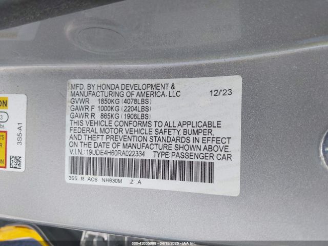 2024 ACURA INTEGRA 19UDE4H60RA022334 Photo 8