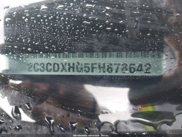 2C3CDXHG5FH878642 Dodge Charger Sxt