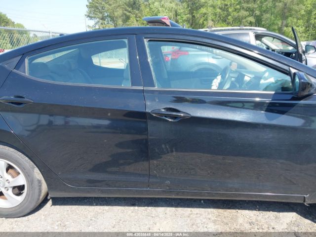 KMHDH4AE4FU264556 Hyundai ELANTRA SE