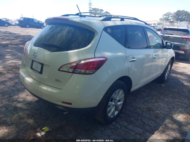 JN8AZ1MUXEW413162 Nissan MURANO SL
