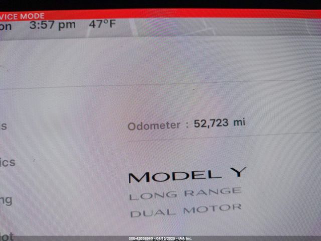 7SAYGDEE3NF358487 Tesla Model Y Long Range Dual Motor All-wheel Drive