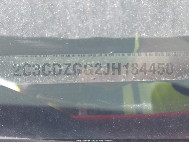 Dodge Challenger Gt Awd 2018 2C3CDZGG2JH184450 Image 9