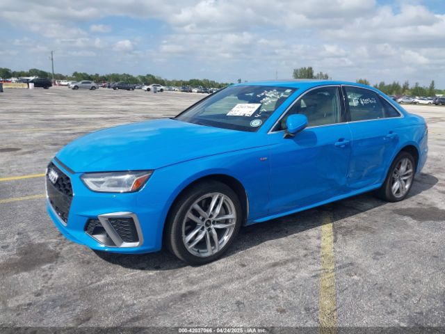 2021 AUDI A4 WAUDAAF40MA086180 Photo 1