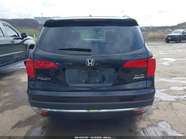5FNYF6H01JB046920 Honda Pilot Elite