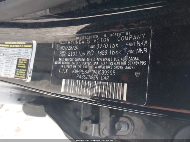 KMHRB8A30MU089295 Hyundai Venue Se