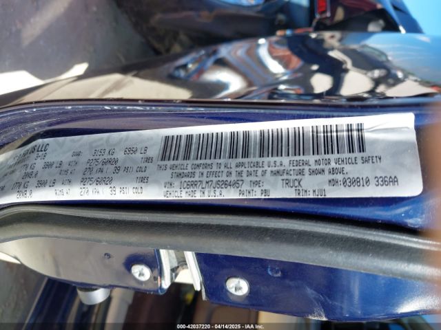 1C6RR7LM7JS264057 RAM 1500
